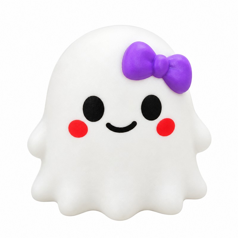 Sensory Stress Relief Ghost Squishy Toy – 6 pieces Wholesale Display Box