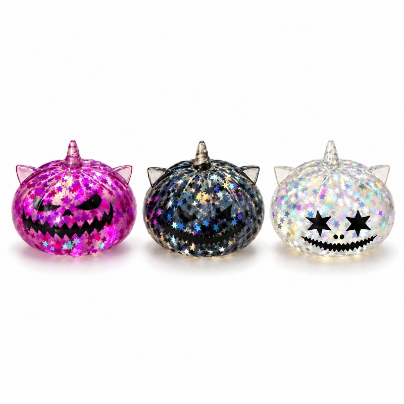 Halloween Mystery Blink Box Squishy Toy – Assorted – 12-Piece Wholesale Box